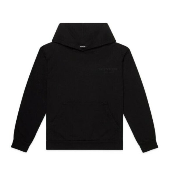 Talentless Sweatshirt Women's Extra Small Staple Hoodie Black Logo on Black New - Picture 1 of 6